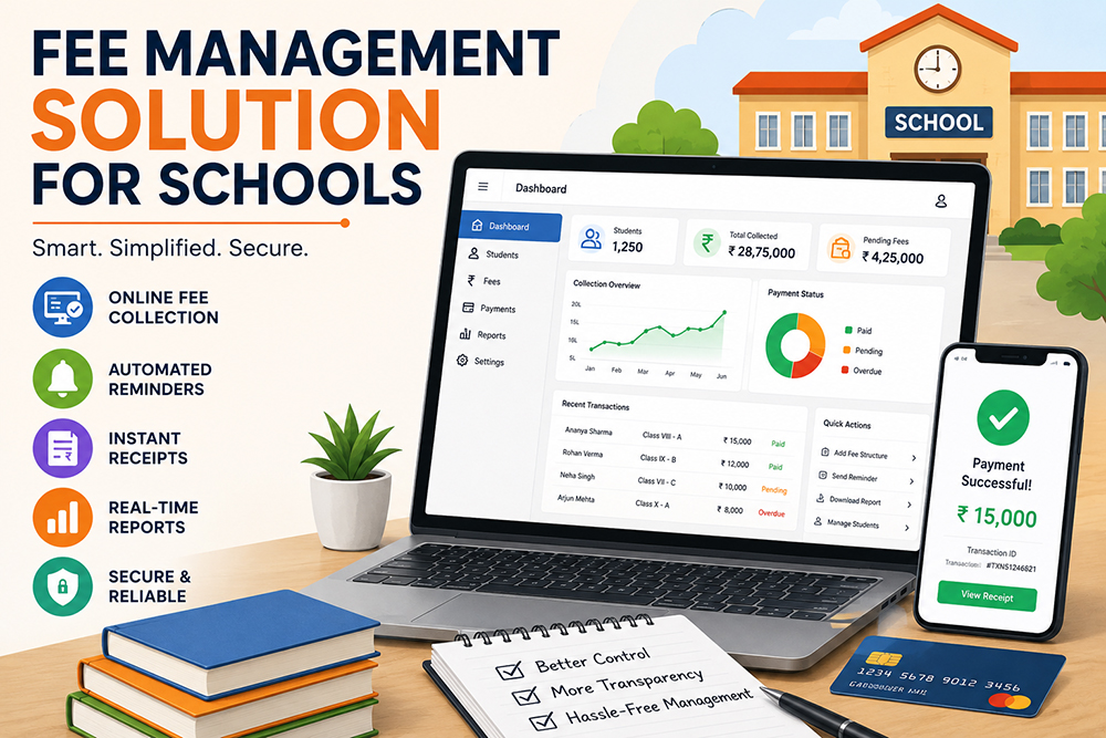 Fee management solution for schools