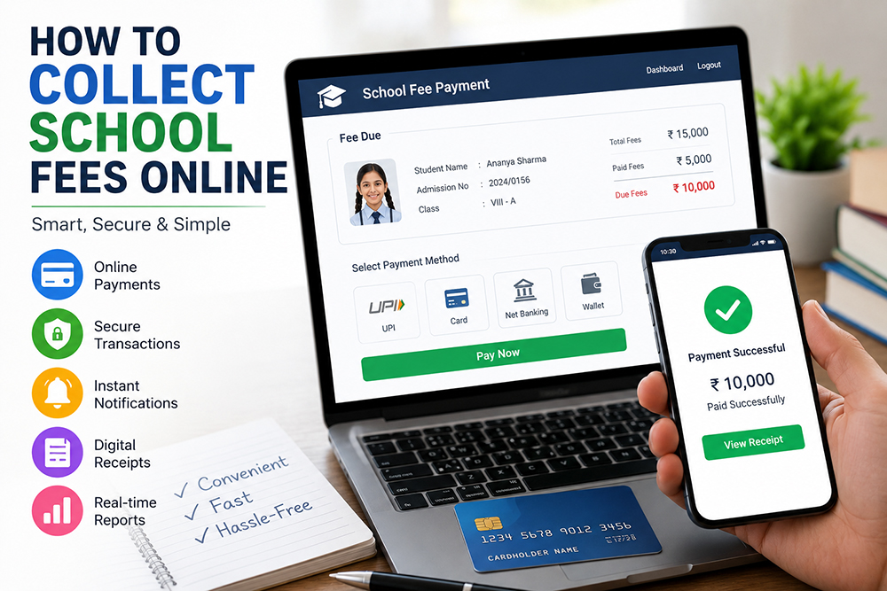 How to collect school fees online